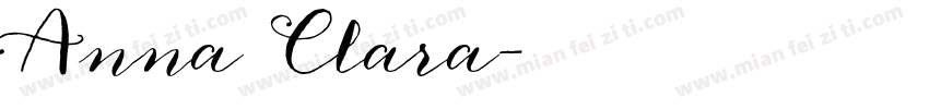 Anna Clara字体转换